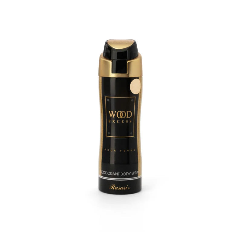 Rasasi – Deo Wood Excess Women 200ml Body Spray – For Her