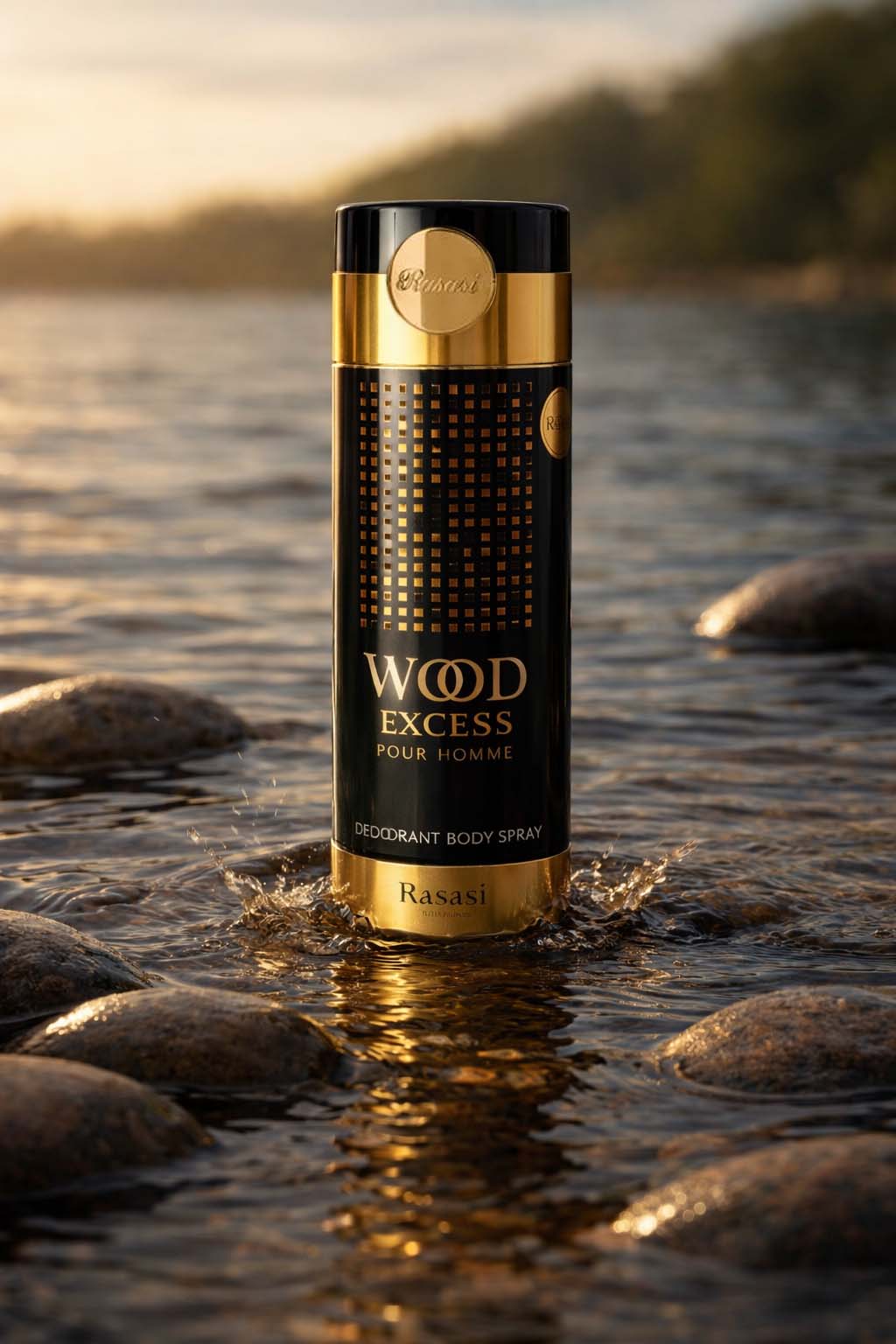 Rasasi – Deo Woody XS Men 200ml Body Spray – For Him
