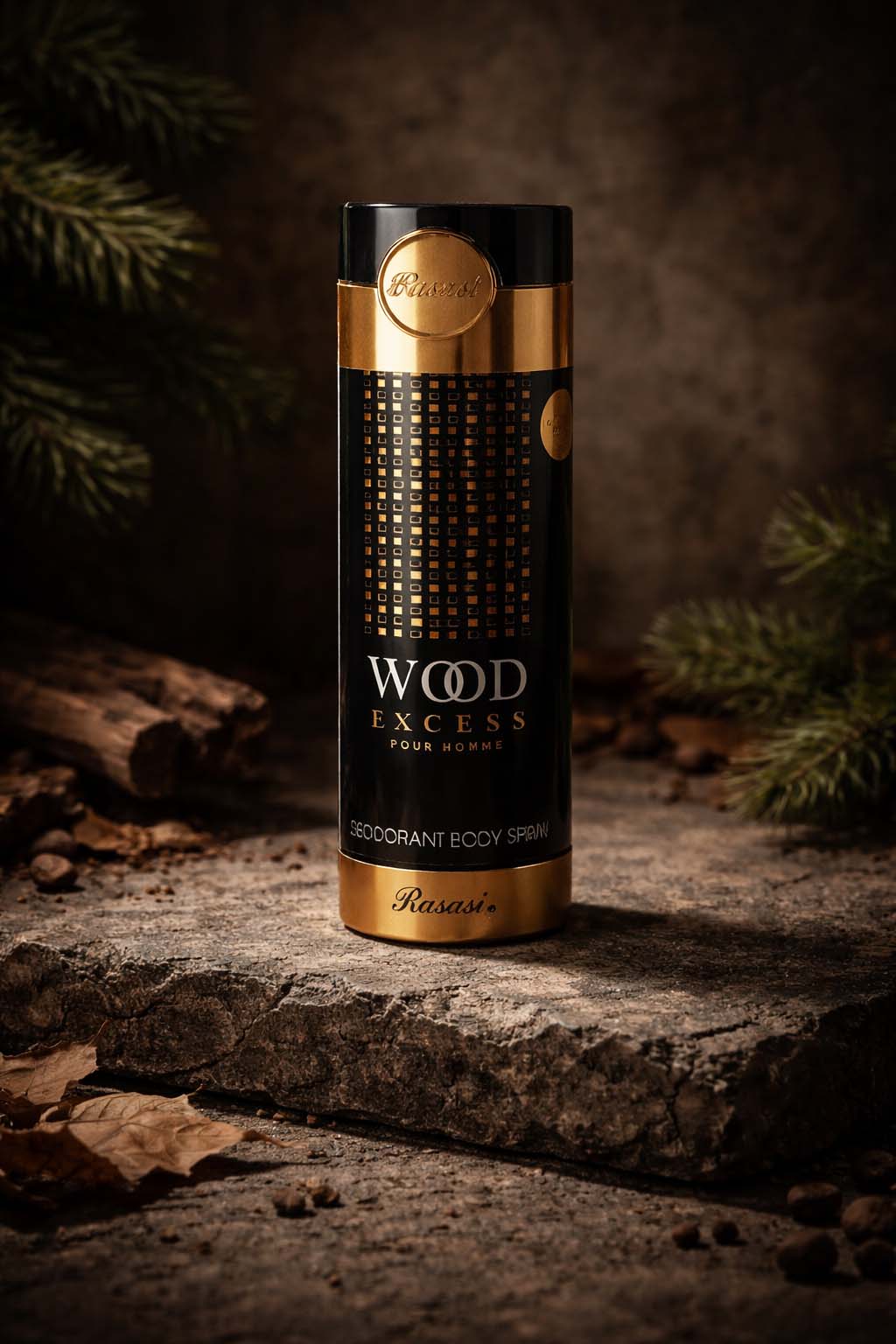 Rasasi – Deo Woody XS Men 200ml Body Spray – For Him