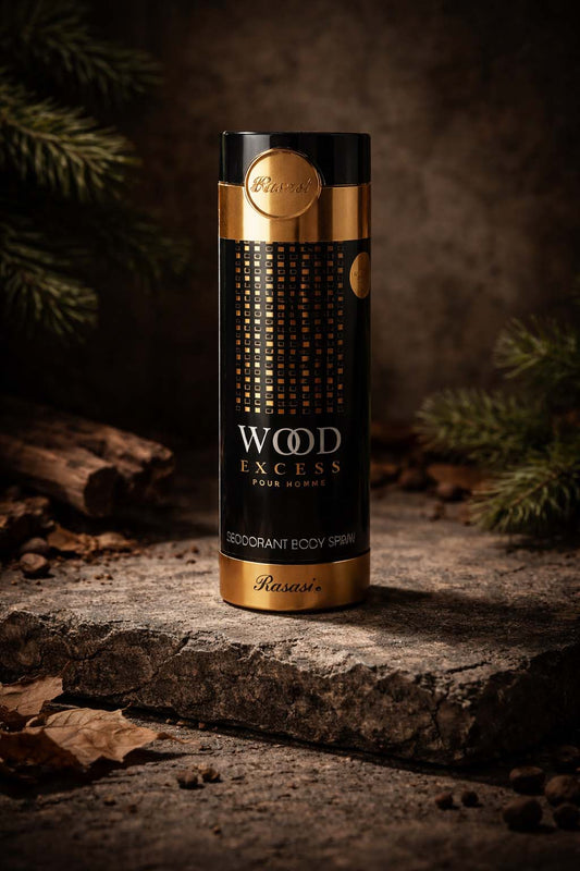 Rasasi – Deo Woody XS Men 200ml Body Spray – For Him
