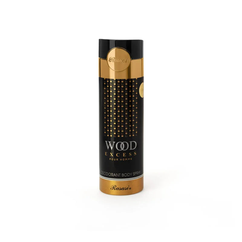 Rasasi – Deo Woody XS Men 200ml Body Spray – For Him